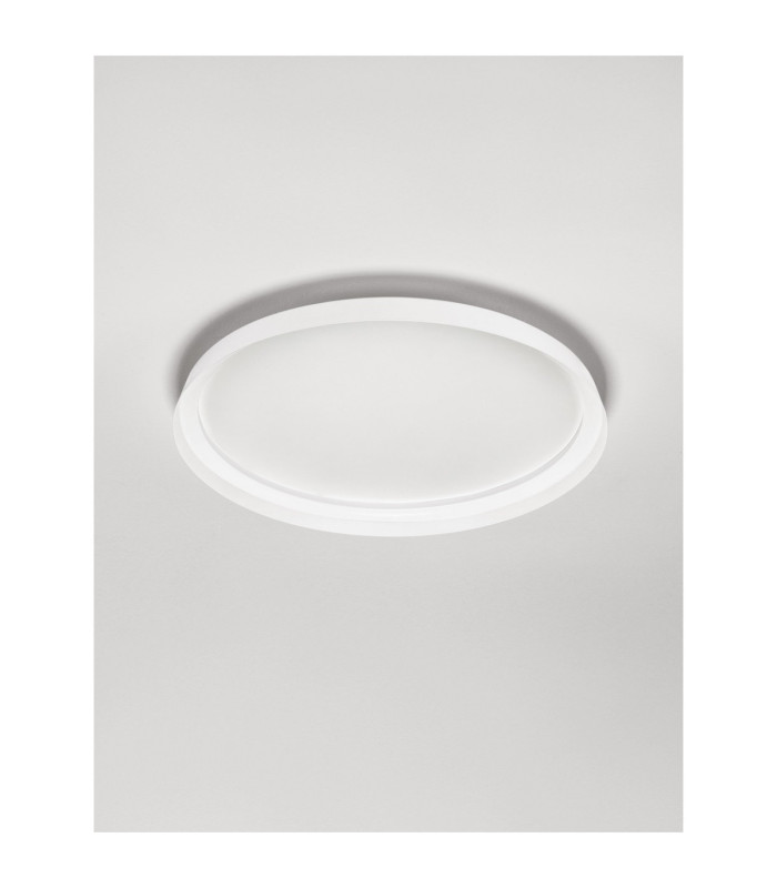 Ormi Flush Ceiling Light Sandy White Triac Dimmable LED 48W 3361lm 2700-3000-4000K CCT-3