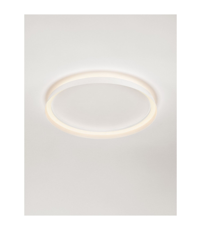 Ormi Flush Ceiling Light Sandy White Triac Dimmable LED 48W 3361lm 2700-3000-4000K CCT-4