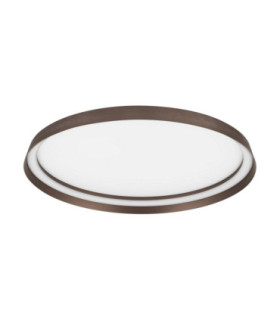 Ormi Flush Ceiling Light Brushed Brown Coffee Triac Dimmable LED 48W 3361lm 2700-3000-4000K CCT-1