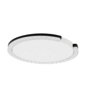 Greamy Decorative Flush Ceiling Light Sandy Black Triac Dimmable LED 21W 1365lm 3000K-1