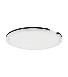 Greamy Decorative Flush Ceiling Light Sandy Black Triac Dimmable LED 30W 1950lm 3000K-1