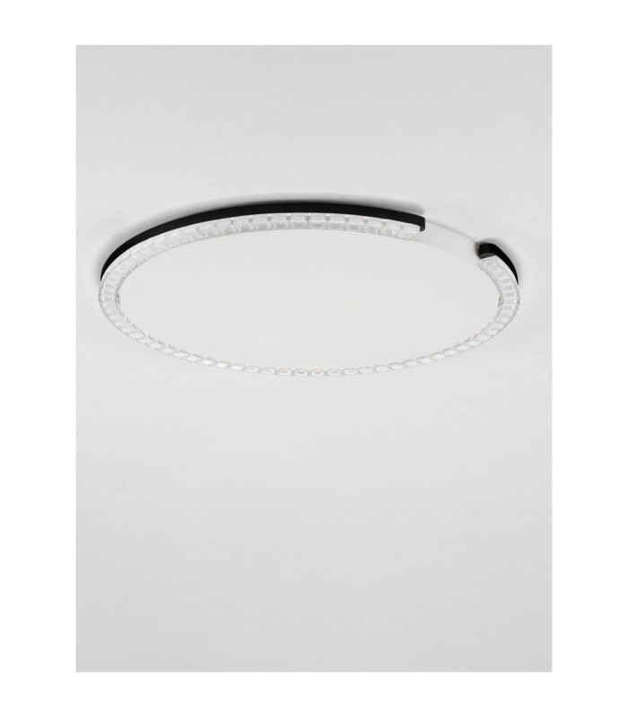 Greamy Decorative Flush Ceiling Light Sandy Black Triac Dimmable LED 30W 1950lm 3000K-3