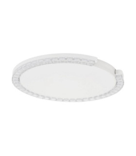 Greamy Decorative Flush Ceiling Light Sandy White Triac Dimmable LED 21W 1365lm 3000K-1