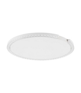 Greamy Decorative Flush Ceiling Light Sandy White Triac Dimmable LED 30W 1950lm 3000K-1