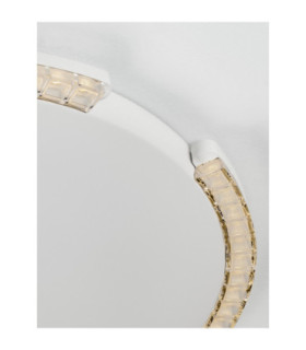 Greamy Decorative Flush Ceiling Light Sandy White Triac Dimmable LED 30W 1950lm 3000K-2