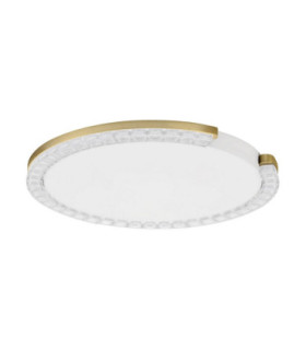 Greamy Decorative Flush Ceiling Light Gold Triac Dimmable LED 21W 1365lm 3000K-1