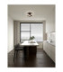 Bianco Integrated LED Semi Flush Ceiling Light Sandy Black Triac Dimmable LED 28W 1916lm 2700-3000-4000K CCT-2