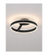 Bianco Integrated LED Semi Flush Ceiling Light Sandy Black Triac Dimmable LED 28W 1916lm 2700-3000-4000K CCT-4