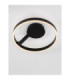 Bianco Integrated LED Semi Flush Ceiling Light Sandy Black Triac Dimmable LED 28W 1916lm 2700-3000-4000K CCT-6