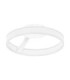 Bianco Integrated LED Semi Flush Ceiling Light Sandy White Triac Dimmable LED 28W 2010lm 2700-3000-4000K CCT-1