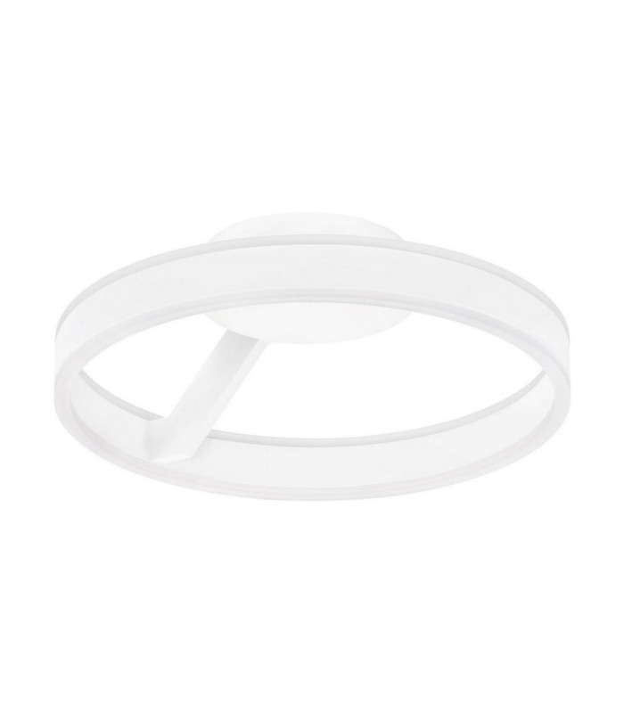 Bianco Integrated LED Semi Flush Ceiling Light Sandy White Triac Dimmable LED 28W 2010lm 2700-3000-4000K CCT-1