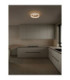 Bianco Integrated LED Semi Flush Ceiling Light Sandy White Triac Dimmable LED 28W 2010lm 2700-3000-4000K CCT-2