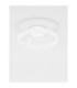 Bianco Integrated LED Semi Flush Ceiling Light Sandy White Triac Dimmable LED 28W 2010lm 2700-3000-4000K CCT-3
