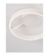 Bianco Integrated LED Semi Flush Ceiling Light Sandy White Triac Dimmable LED 28W 2010lm 2700-3000-4000K CCT-5