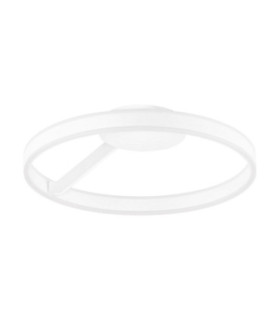 Bianco Integrated LED Semi Flush Ceiling Light Sandy White Triac Dimmable LED 40W 2580lm 2700-3000-4000K CCT-1