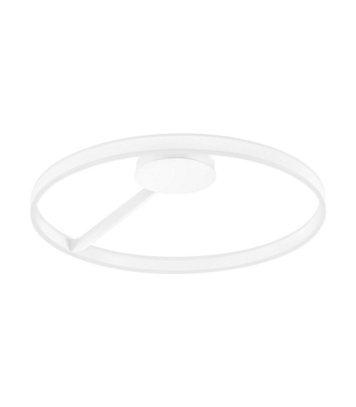 Bianco Integrated LED Semi Flush Ceiling Light Sandy White Triac Dimmable LED 48W 3118lm 2700-3000-4000K CCT-1