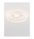 Bianco Integrated LED Semi Flush Ceiling Light Sandy White Triac Dimmable LED 48W 3118lm 2700-3000-4000K CCT-4