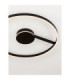 Siena Integrated LED Semi Flush Ceiling Light Sandy Black Triac Dimmable LED 57W 3023lm 2700-3000-4000K CCT-6