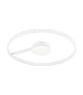 Siena Integrated LED Semi Flush Ceiling Light Sandy White Triac Dimmable LED 57W 3023lm 2700-3000-4000K CCT-1