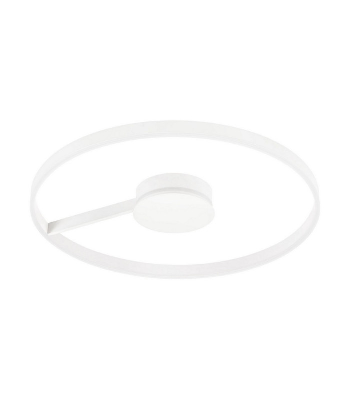 Siena Integrated LED Semi Flush Ceiling Light Sandy White Triac Dimmable LED 57W 3023lm 2700-3000-4000K CCT-1