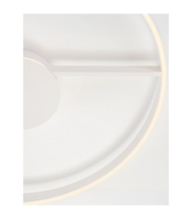 Siena Integrated LED Semi Flush Ceiling Light Sandy White Triac Dimmable LED 57W 3023lm 2700-3000-4000K CCT-2