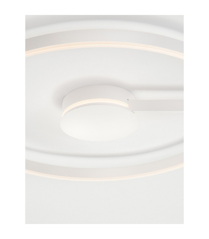 Siena Integrated LED Semi Flush Ceiling Light Sandy White Triac Dimmable LED 57W 3023lm 2700-3000-4000K CCT-6