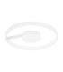 Siena Integrated LED Semi Flush Ceiling Light Sandy White Triac Dimmable LED 48W 2465lm 2700-3000-4000K CCT-1