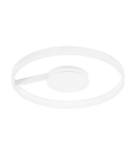 Siena Integrated LED Semi Flush Ceiling Light Sandy White Triac Dimmable LED 48W 2465lm 2700-3000-4000K CCT-1