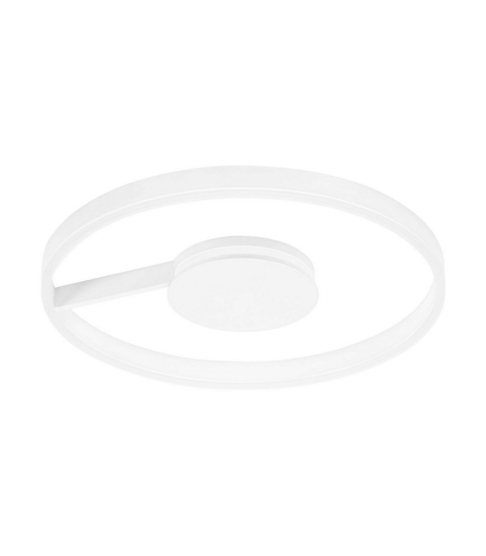 Siena Integrated LED Semi Flush Ceiling Light Sandy White Triac Dimmable LED 48W 2465lm 2700-3000-4000K CCT-1