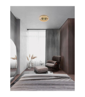 Siena Integrated LED Semi Flush Ceiling Light Bronze Triac Dimmable LED 41W 1638lm 2700-3000-4000K CCT-2