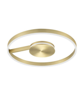 Siena Integrated LED Semi Flush Ceiling Light Bronze Triac Dimmable LED 48W 2465lm 2700-3000-4000K CCT-1