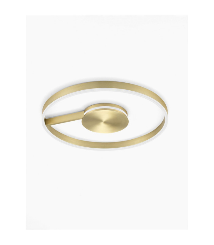 Siena Integrated LED Semi Flush Ceiling Light Bronze Triac Dimmable LED 48W 2465lm 2700-3000-4000K CCT-3