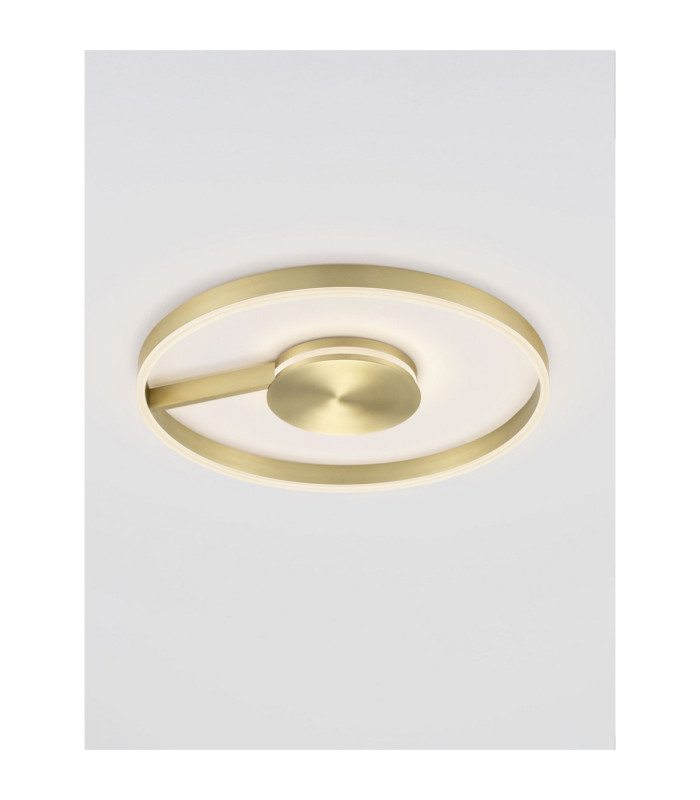 Siena Integrated LED Semi Flush Ceiling Light Bronze Triac Dimmable LED 48W 2465lm 2700-3000-4000K CCT-4
