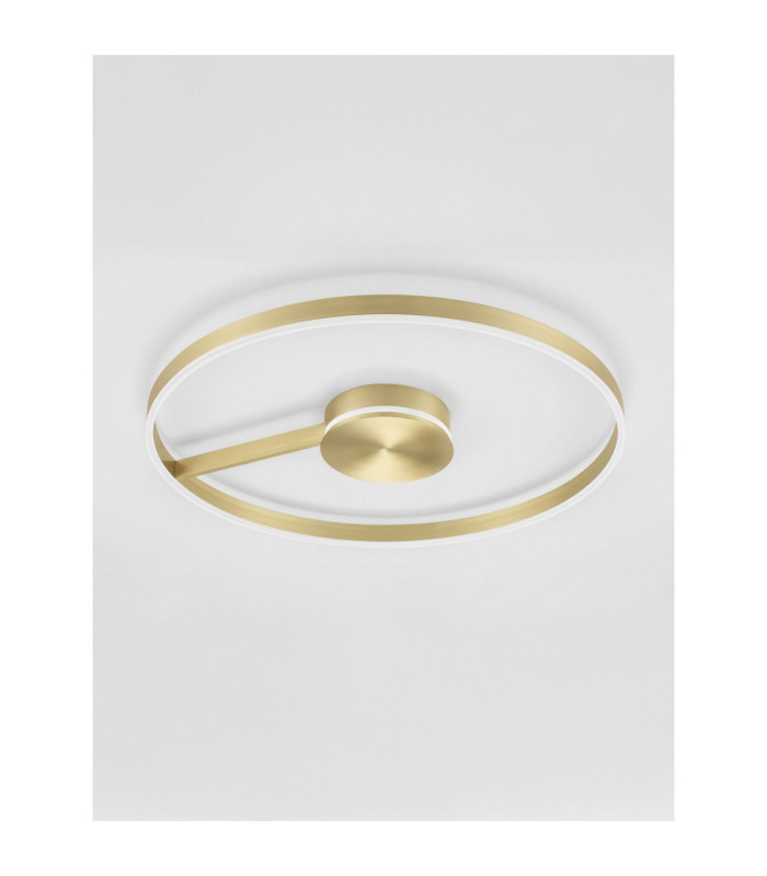 Siena Integrated LED Semi Flush Ceiling Light Bronze Triac Dimmable LED 57W 3023lm 2700-3000-4000K CCT-3