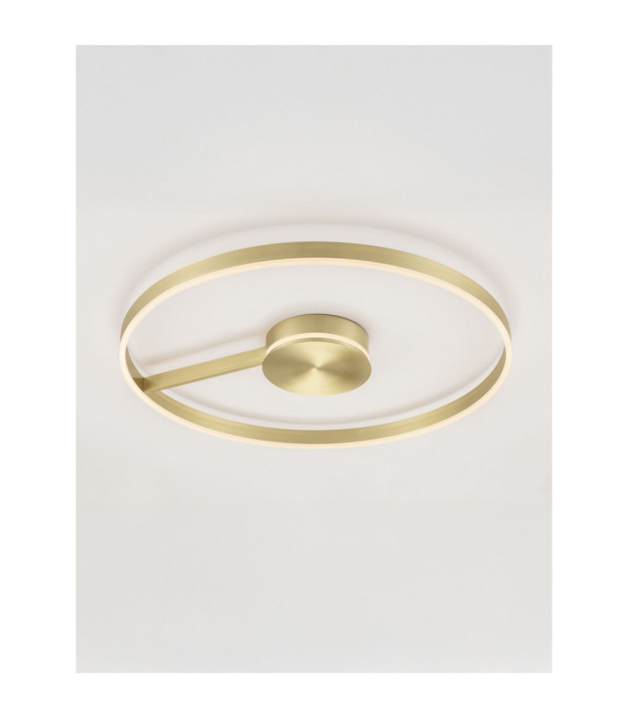Siena Integrated LED Semi Flush Ceiling Light Bronze Triac Dimmable LED 57W 3023lm 2700-3000-4000K CCT-4