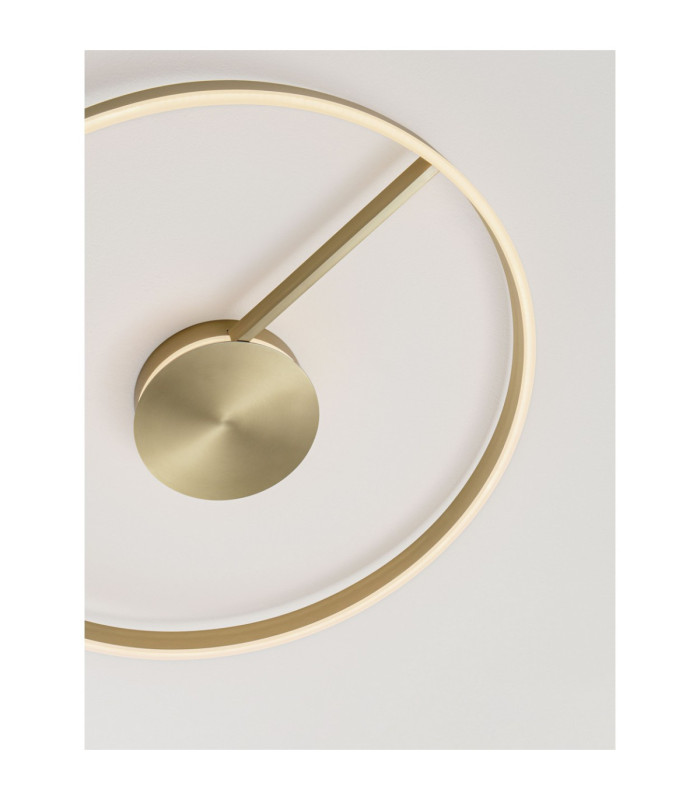 Siena Integrated LED Semi Flush Ceiling Light Bronze Triac Dimmable LED 57W 3023lm 2700-3000-4000K CCT-5
