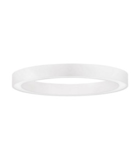 Morvido Integrated LED Semi Flush Ceiling Light Sandy White Dimmable LED 59W 5164lm 2700-4000K CCT Remote Control-1