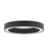 Morvido Integrated LED Semi Flush Ceiling Light Sandy Black Dimmable LED 48W 3730lm 2700-4000K CCT Remote Control-1