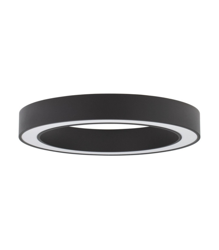 Morvido Integrated LED Semi Flush Ceiling Light Sandy Black Dimmable LED 48W 3730lm 2700-4000K CCT Remote Control-1