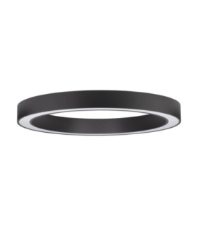 Morvido Integrated LED Semi Flush Ceiling Light Sandy Black Dimmable LED 59W 5164lm 2700-4000K CCT Remote Control-1