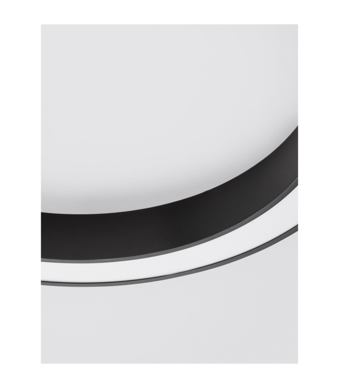 Morvido Integrated LED Semi Flush Ceiling Light Sandy Black Dimmable LED 59W 5164lm 2700-4000K CCT Remote Control-5