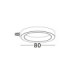 Morvido Integrated LED Semi Flush Ceiling Light Sandy Black Dimmable LED 59W 5164lm 2700-4000K CCT Remote Control-7