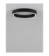 Sting Integrated LED Semi Flush Ceiling Light Sandy Black Triac Dimmable LED 40W 2153lm 3000K-2