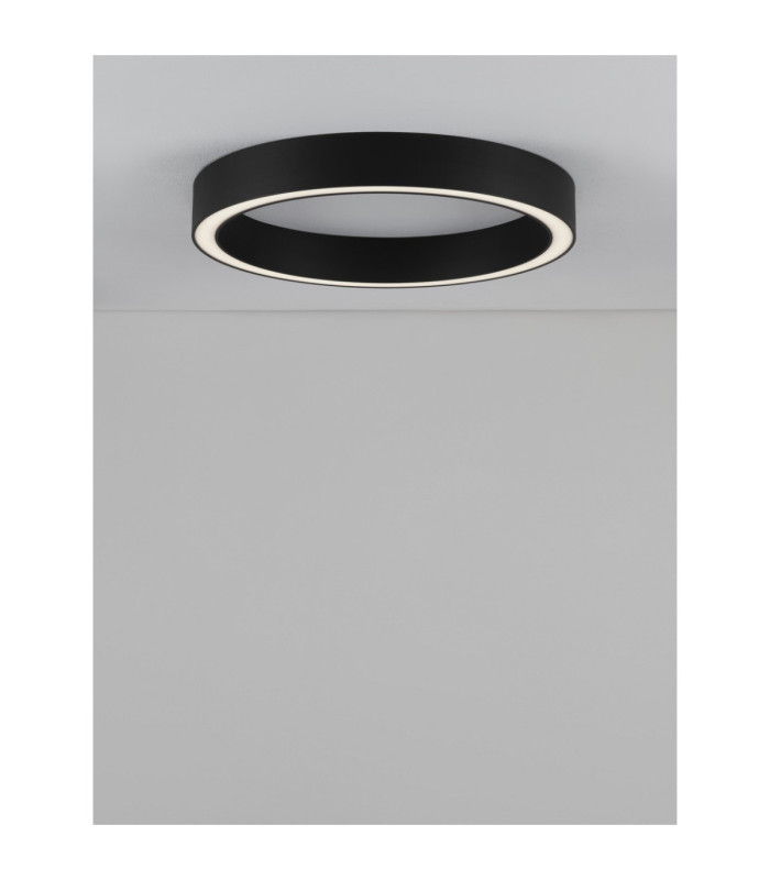 Sting Integrated LED Semi Flush Ceiling Light Sandy Black Triac Dimmable LED 40W 2153lm 3000K-2