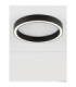 Sting Integrated LED Semi Flush Ceiling Light Sandy Black Triac Dimmable LED 40W 2153lm 3000K-5