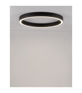 Sting Integrated LED Semi Flush Ceiling Light Sandy Black Triac Dimmable LED 50W 2968lm 3000K-2
