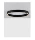 Sting Integrated LED Semi Flush Ceiling Light Sandy Black Triac Dimmable LED 50W 2968lm 3000K-4