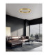 Sting Integrated LED Semi Flush Ceiling Light Brass Gold Triac Dimmable LED 50W 2968lm 3000K-2