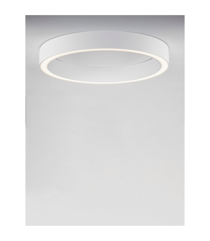 Sting Integrated LED Semi Flush Ceiling Light Sandy White Triac Dimmable LED 40W 2153lm 3000K-4