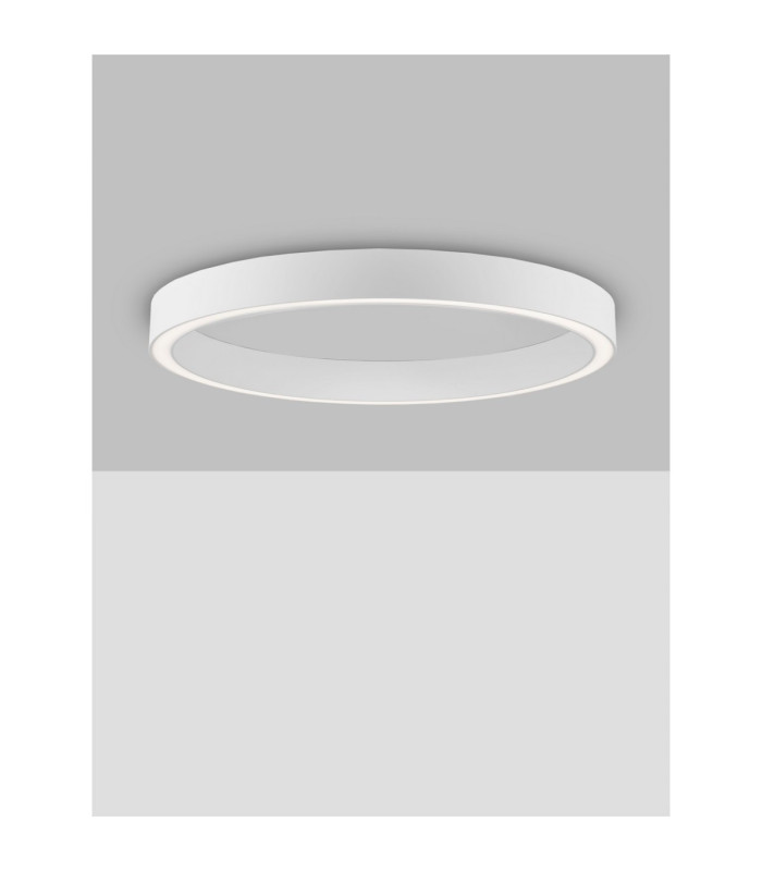 Sting Integrated LED Semi Flush Ceiling Light Sandy White Triac Dimmable LED 50W 2968lm 3000K-4